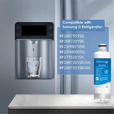 Waterdrop DA97-17376B Replacement For Samsung HAF-QIN/EXP Refrigerator Water Filter, 3 Filters 3 Waterdrop DA97-17376B Replacement For Samsung HAF-QIN/EXP Refrigerator Water Filter, 3 Filters