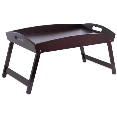 BirdRock Home Bamboo Breakfast Serving Tray - Walnut 6 BirdRock Home Bamboo Breakfast Serving Tray - Walnut - Image 4