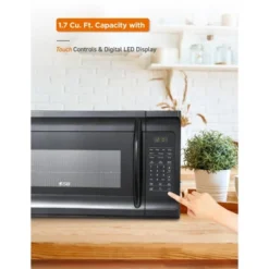 Commercial Chef 1.7 Cu. Ft. Over-The-Range Microwave Oven, 10 Power Levels, 300 CFM Hidden Vent Hood Fan, Touch Controls, 10 Preset Options, Black -Target KitchenAid GUEST b5473842 4218 49b1 b709 e95f35a9efda