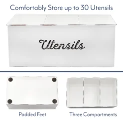 AuldHome Design Large Enamelware Utensil Holder, White Farmhouse Cooking Caddy Or Spoons/Forks/Knives Storage For Countertop And Table 15 AuldHome Design Large Enamelware Utensil Holder, White Farmhouse Cooking Caddy Or Spoons/Forks/Knives Storage For Countertop And Table -Target KitchenAid GUEST b55a16de 9e73 44ed b3e3 0198ae7041f9