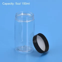Unique Bargains Round Clear Plastic Empty Jars With Black Screw Top Lids For Storage 4 Pcs 11 Unique Bargains Round Clear Plastic Empty Jars With Black Screw Top Lids For Storage 4 Pcs -Target KitchenAid GUEST b5973d7d ae3f 4265 b91b 1337998ed464 1