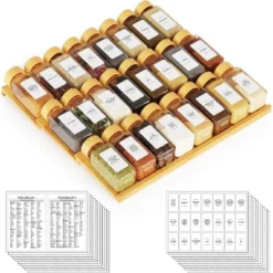 3 Tier Bamboo Spice Drawer Organizer With 24 Jars, 378 White Labels -Target KitchenAid GUEST b5a76715 d4ab 4d13 a0d0 c42b9fc9fb6b