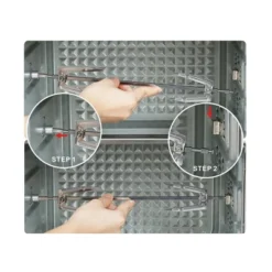 LNC 34-Qt 1750W Stainless Steel Air Fryer Toaster Oven With Fry Basket, 12 Cooking Modes, LCD Screen, 6-Slice -Target KitchenAid GUEST b67e8f7e 4ad5 4a82 9baf d31d6ae219cb