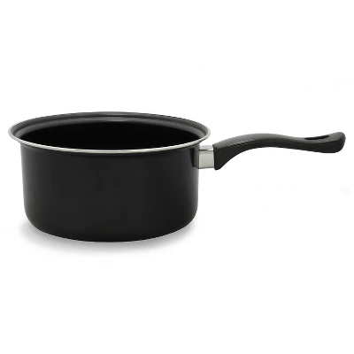 Brentwood 3-Piece Nonstick Carbon Steel Saucepan Set In Black 7 Brentwood 3-Piece Nonstick Carbon Steel Saucepan Set In Black - Image 5