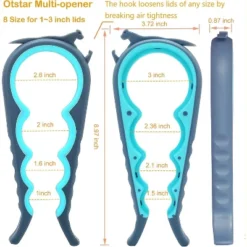 Arthritis Jar Opener For Weak Hands - Easy Turn Can & Bottle Opener For Seniors And Low Strength