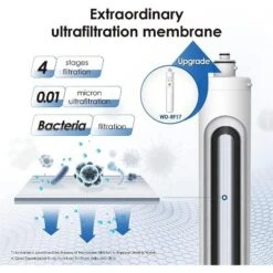 Waterdrop 17UBW-UF Under Sink Water Filter System, With Dedicated Brushed Nickel Faucet, Extra RF17W-UF Replacement Filter -Target KitchenAid GUEST b6bbcc4d 02e6 4cbe 9439 51bfe0084ada