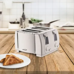 Brentwood 4 Slice Cool Touch Toaster In White -Target KitchenAid GUEST b6f9e946 c231 4060 b81d 27cd79a947d8