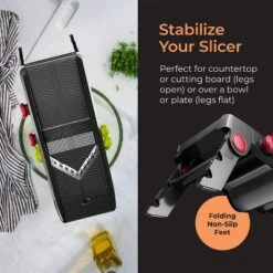 MuellerLiving Mandoline Slicer For Kitchen, Adjustable Vegetable Chopper, Fruit, Cheese Grater, Potato Chips Slicer - Black 18 MuellerLiving Mandoline Slicer For Kitchen, Adjustable Vegetable Chopper, Fruit, Cheese Grater, Potato Chips Slicer - Black -Target KitchenAid GUEST b7043624 f7db 4cf5 92a7 841f69a3ce98
