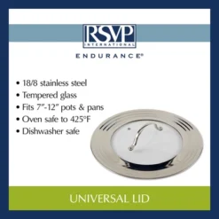 Rsvp Universal Lid - 7-12In W/Glass 18 Rsvp Universal Lid - 7-12In W/Glass -Target KitchenAid GUEST b72c9439 3789 43bf 8971 31c4c1ce7a73