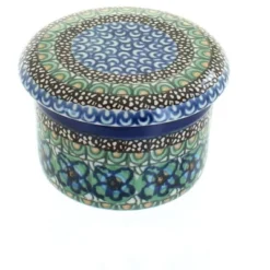 Blue Rose Polish Pottery 270 Ceramika Artystyczna French Butter Dish -Target KitchenAid GUEST b744a51b 3e55 4603 b273 8ff2c83bd262