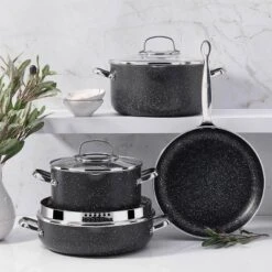 Korkmaz Galaksi Non Stick Casserole With Lid In Black 15 Korkmaz Galaksi Non Stick Casserole With Lid In Black -Target KitchenAid GUEST b7659c90 4cc4 4ae0 b1ea 4dde62310aaf 1