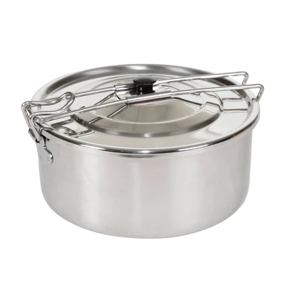 Stansport Solo II Stainless Steel Cook Pot With Copper Bottom - 6" 6 Stansport Solo II Stainless Steel Cook Pot With Copper Bottom - 6" - Image 4