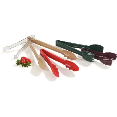 Carlisle 4606-03 6.44" Length X 1.31" Width, Black Color, Plastic Carly Salad Tong - Pack Of 12 8 Carlisle 4606-03 6.44" Length X 1.31" Width, Black Color, Plastic Carly Salad Tong - Pack Of 12 - Image 6