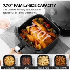Toshiba 7.7QT Air Fryer With Heat-Q Technology, Black 16 Toshiba 7.7QT Air Fryer With Heat-Q Technology, Black -Target KitchenAid GUEST b78a7b08 898d 4b28 b387 cacae46a40c4