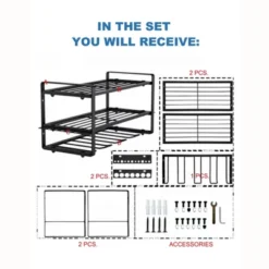 Fortune Candy 2-Tier Tool Organizer Wall Mount, 4 Slots For Cordless Tool Storage, Utility Rack Suitable For Garage/Workshop/Pegboard 15 Fortune Candy 2-Tier Tool Organizer Wall Mount, 4 Slots For Cordless Tool Storage, Utility Rack Suitable For Garage/Workshop/Pegboard -Target KitchenAid GUEST b799f150 e310 46c7 9600 d335614d9faf