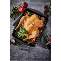 Scanpan Classic 15.25" X 10.5" Roasting Pan, 5.25 Qt. -Target KitchenAid GUEST b8525093 663d 4ce8 bd71 cd2a02a3bb87