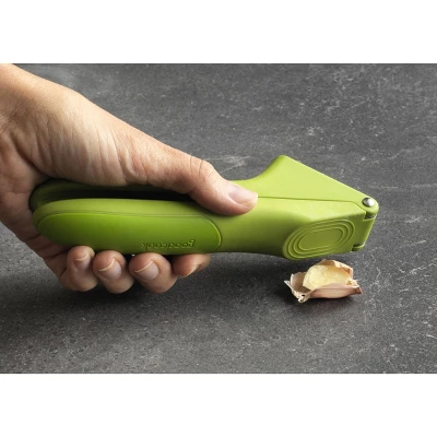 GoodCook Ready Garlic Press: Mincer & Crusher, Dishwasher-Safe, Green 6 GoodCook Ready Garlic Press: Mincer & Crusher, Dishwasher-Safe, Green - Image 4