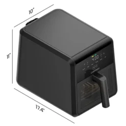 Chefman TurboFry 6-in-1 Air Fryer, Powerful DC Motor Heats To 450°F, 7-Quart Nonstick Basket - Black -Target KitchenAid GUEST b8af5af2 a77b 4b9b 9adb 6d39c4f495a7