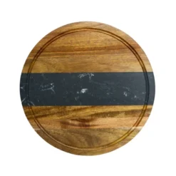 Slickblue Marble & Acacia Wood Round Board, 11” - White/Black Stripe Design For Charcuterie & Prep 10 Slickblue Marble & Acacia Wood Round Board, 11” - White/Black Stripe Design For Charcuterie & Prep -Target KitchenAid GUEST b8b12b33 e193 4a4f 91a2 606a3810633d