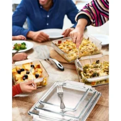 Itopfox Square Glass Baking Dish With Lid, Microwave, Oven & Dishwasher Safe Bakeware For Casseroles, Desserts & More -Target KitchenAid GUEST b8bf8e30 1501 4e02 b873 6180ebe554b8