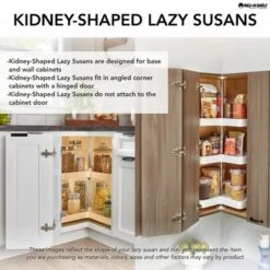 Rev-A-Shelf Polymer Kidney Shaped 2-Shelf Lazy Susan For Kitchen Corner Base Cabinets 10 Rev-A-Shelf Polymer Kidney Shaped 2-Shelf Lazy Susan For Kitchen Corner Base Cabinets -Target KitchenAid GUEST b9348cec 240d 4818 a37a 6d31658524ae