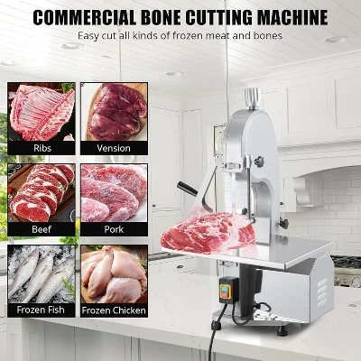 Commercial Electric Meat Saw 1500W Countertop Bone Cutter Adjustable Thickness 7 Commercial Electric Meat Saw 1500W Countertop Bone Cutter Adjustable Thickness - Image 5