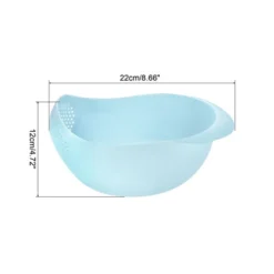 Unique Bargains Plastic Multipurpose Rice Fruit Washing Colander Drain Basket