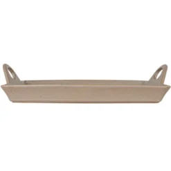 Storied Home Antique Elegance Stoneware Serving Tray With Handles, White -Target KitchenAid GUEST b9790982 0dee 43b1 81aa b248f43ab6ff