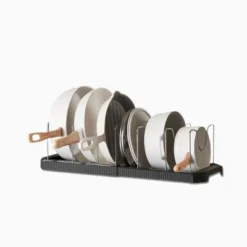 Fortune Candy Retractable Cabinet Organizer Rack, Pot Lid Holder With 6 Adjustable Dividers For Cutting Boards, Pans, And Kitchen Storage -Target KitchenAid GUEST b986a688 5bc2 419d b631 253f34d6772c