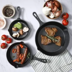Gibson Home Addlestone 3 Piece Pre-Seasoned Cast Iron Skillet Set 12 Gibson Home Addlestone 3 Piece Pre-Seasoned Cast Iron Skillet Set -Target KitchenAid GUEST b9ac01f5 0a7d 404f af83 b67539622494