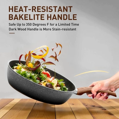 Captiva Designs Nonstick Granite Cookware And Bakeware Set With Heat-Resistant Bakelite Handle 10 Captiva Designs Nonstick Granite Cookware And Bakeware Set With Heat-Resistant Bakelite Handle - Image 8