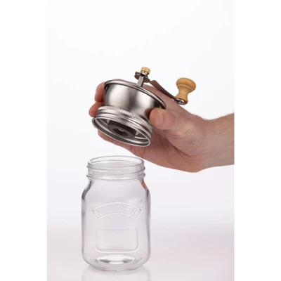 Kilner Coffee Grinder Set, Manual Grinder With Glass Storage Jar 4 Kilner Coffee Grinder Set, Manual Grinder With Glass Storage Jar - Image 2