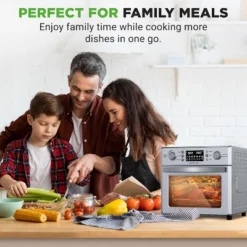 NutriChef 26L Electric Air Fryer Oven With Rotisserie & 10 Preset Programs (NCAFS26A) - Stainless Steel -Target KitchenAid GUEST bac53ff8 e8ae 4243 93ff 85b0410a7dcf