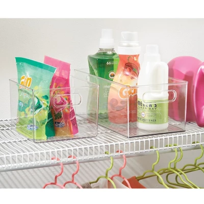 IDesign Plastic Stackable Fridge Bin With Handles, Set Of 4, Clear, Made In USA 6 IDesign Plastic Stackable Fridge Bin With Handles, Set Of 4, Clear, Made In USA - Image 4