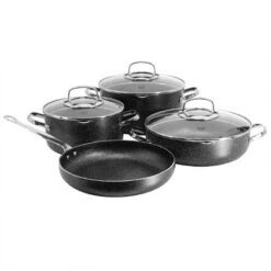 Korkmaz Galaksi 7 Piece Non Stick Aluminum Cookware Set In Black -Target KitchenAid GUEST bb304404 b2e2 4ea1 b79a dedf635232f3