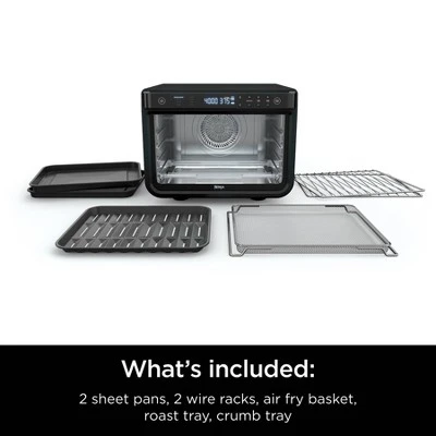 Ninja Foodi 8-in-1 XL Pro Air Fry Oven DT202BK: Toaster Oven, 1800W, Dishwasher-Safe, Black, Includes Wire Rack & Recipes 9 Ninja Foodi 8-in-1 XL Pro Air Fry Oven DT202BK: Toaster Oven, 1800W, Dishwasher-Safe, Black, Includes Wire Rack & Recipes - Image 7