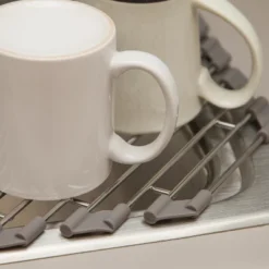 IRIS Wire Corner Foldable Dish Drying Rack In Sink, Silver -Target KitchenAid GUEST bb9577ee fc7a 41c4 bcbe 4ae2405530c5