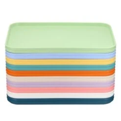 Unique Bargains PP Plastic Reusable Lightweight Serving Tray 20 Pcs -Target KitchenAid GUEST bbb9e2d0 b945 4946 9d68 9f2d5ea67cef