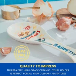 Silver Buffalo Disney Pixar Ratatouille Icon Collage "Bon Appetit" Ceramic Spoon Rest Holder -Target KitchenAid GUEST bc1c3300 95ec 4fc0 8d4e 22a783e2bc84