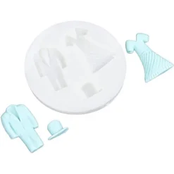 O'Creme Top Hat, Suit And Gown Silicone Fondant Mold - 2" X 3" - White -Target KitchenAid GUEST bc22d619 e996 4967 8ca4 591788dc16bc