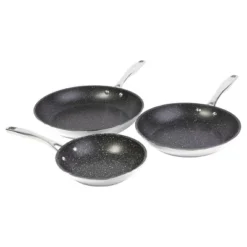 Curtis Stone Dura-Pan+ 3-piece Frypan Set Refurbished -Target KitchenAid GUEST bc24472c 977d 4ede 85aa 9779f773f851