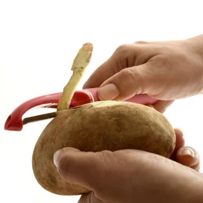 Norpro Grip-EZ Stainless Steel Blade Swivel Fruit & Veggie Peeler 4 Norpro Grip-EZ Stainless Steel Blade Swivel Fruit & Veggie Peeler - Image 2