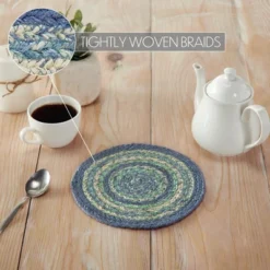 Jolie Jute Trivet 8 Inch Diameter