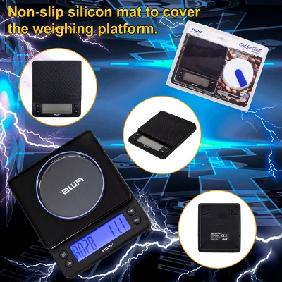 American Weigh Scales Barista Series Kitchen Coffee Weight Scale Digital Bright Back-lit LCD Display 6.6lb Capacity 8 American Weigh Scales Barista Series Kitchen Coffee Weight Scale Digital Bright Back-lit LCD Display 6.6lb Capacity - Image 6