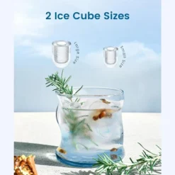 ZAFRO Ice Makers Countertop, Portable Ice Machine With Carry Handle, 26.5lbs/24Hrs, 6Mins/9 Ice Cubes, Self-Cleaning Countertop Ice Maker -Target KitchenAid GUEST bd3d2c09 885b 4988 8390 af31de5516b3