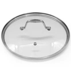 NutriChef Cookware Stockpot Lid - See-Through Tempered Glass Lids (Works With Model: NCSP16) -Target KitchenAid GUEST bd7acde3 9bec 4e03 b7d0 4330904bdb65