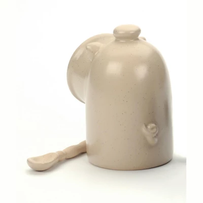 RSVP International Stoneware Salt Pig - Oat 9 RSVP International Stoneware Salt Pig - Oat - Image 7