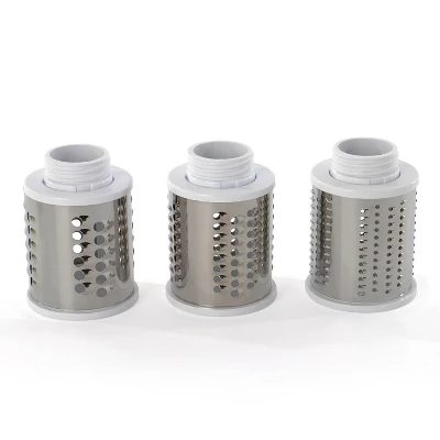 BergHOFF 5Pc Stainless Steel Rotary Cheese Grater Set 4 BergHOFF 5Pc Stainless Steel Rotary Cheese Grater Set - Image 2