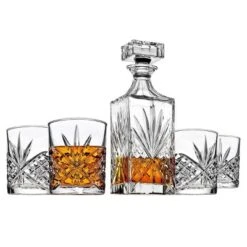Godinger Silver 5pc Dublin Crystal Decanter Whiskey Set: Hand Wash, Dishwasher-Safe, Includes 4 Glasses, 30oz Decanter 9 Godinger Silver 5pc Dublin Crystal Decanter Whiskey Set: Hand Wash, Dishwasher-Safe, Includes 4 Glasses, 30oz Decanter -Target KitchenAid GUEST be64e1a0 8281 4e4e 9205 be572f9ec315