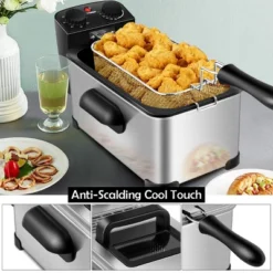 Costway Electric Deep Fryer 3.2 QT/12-Cup Stainless Steel 1700W With Frying Basket 17 Costway Electric Deep Fryer 3.2 QT/12-Cup Stainless Steel 1700W With Frying Basket -Target KitchenAid GUEST be9aa339 9d2f 4cef 97d2 1d07fdb51674